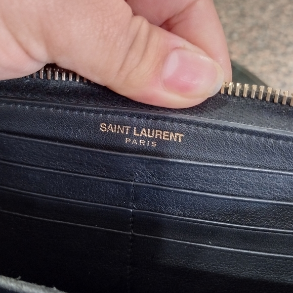 Yves Saint Laurent Ligne Y Leather Wallet - Picture 14 of 16